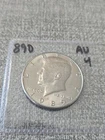 1989 D Kennedy Half Dollar AU Listing 4