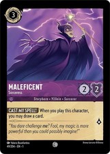 Disney Lorcana TCG - The First Chapter - Maleficent - Sorceress 49/204 FOIL