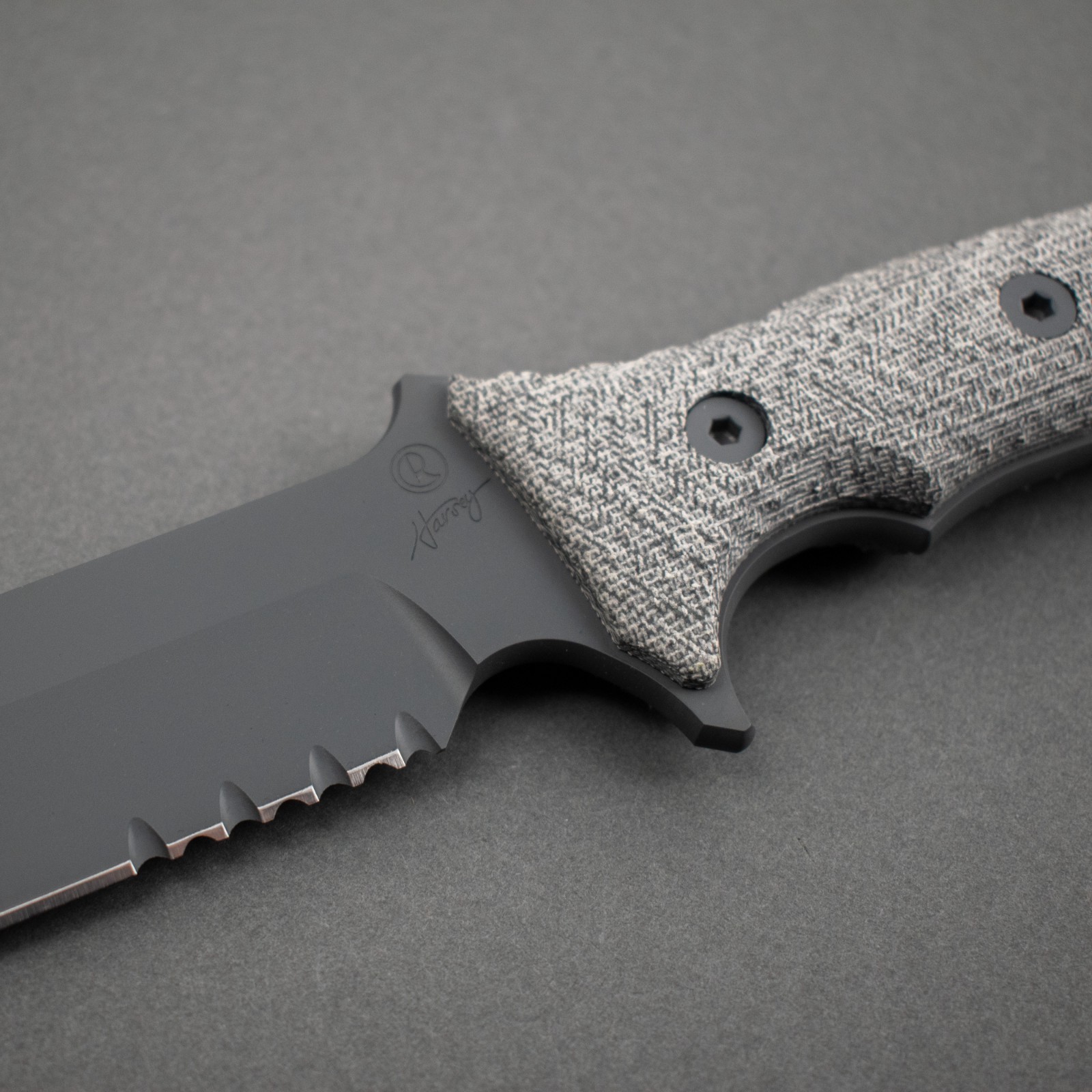 NEW! Chris Reeve Pacific MagnaCut 6", Serrated, Micarta, Camo Sheath, PAC-1001