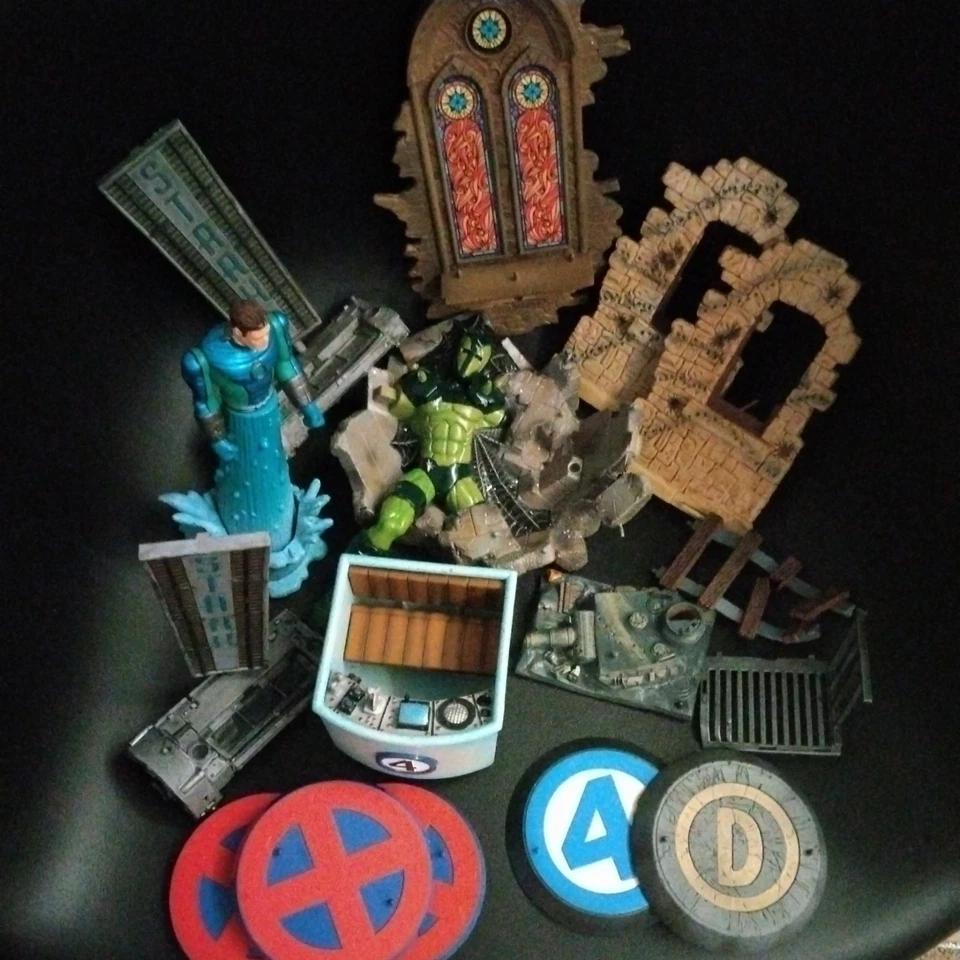 Toy Biz Marvel Legends and X-Men Фигурки Стойки Лот 2001-2006 Некоторые Неполные - Изображение 3 из 4