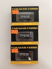 3x Graham Farish 377-093 7 Plank Wagon End Door Tredegar Grey N Gauge BRAND NEW