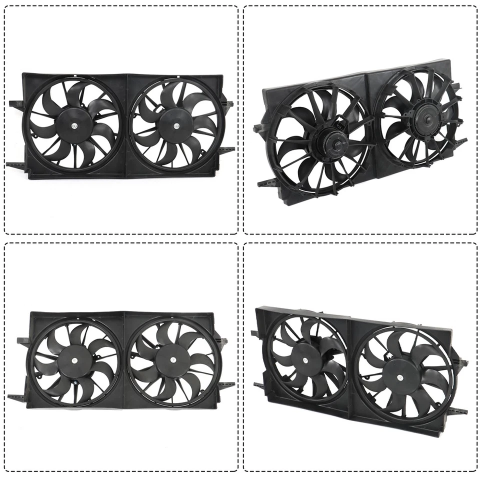 Conjunto de ventilador de refrigeración del radiador para Chevrolet Malibu 1997-2002 88986473 Foto 2 de 4