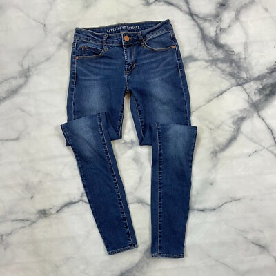 Articles of Society Mya Skinny Jeans Size 25 Glendale Wash 5352PL-644 Denim 