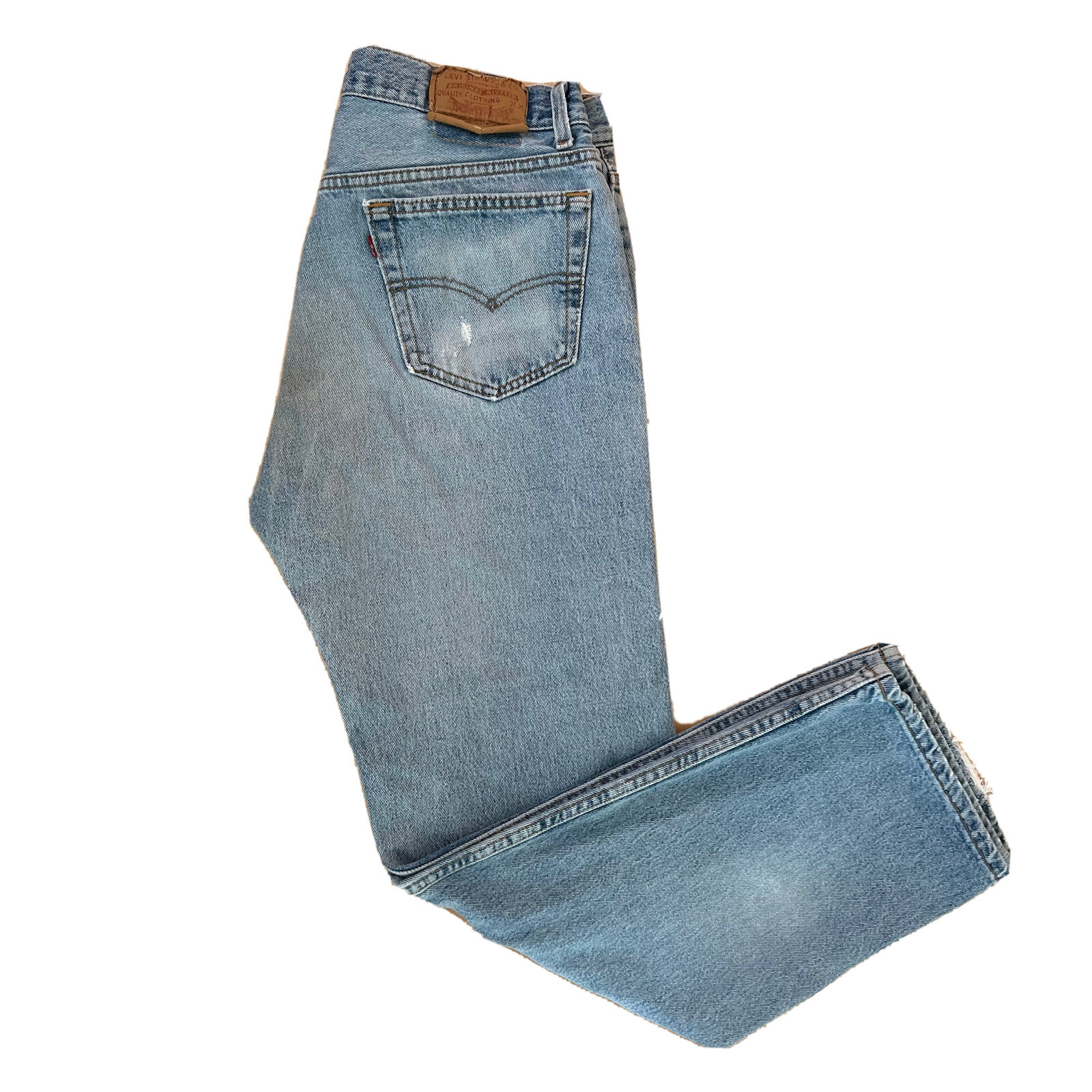 Vintage Levis 501 Jeans 33 Blue 80s Denim Made in USA Workwear Non