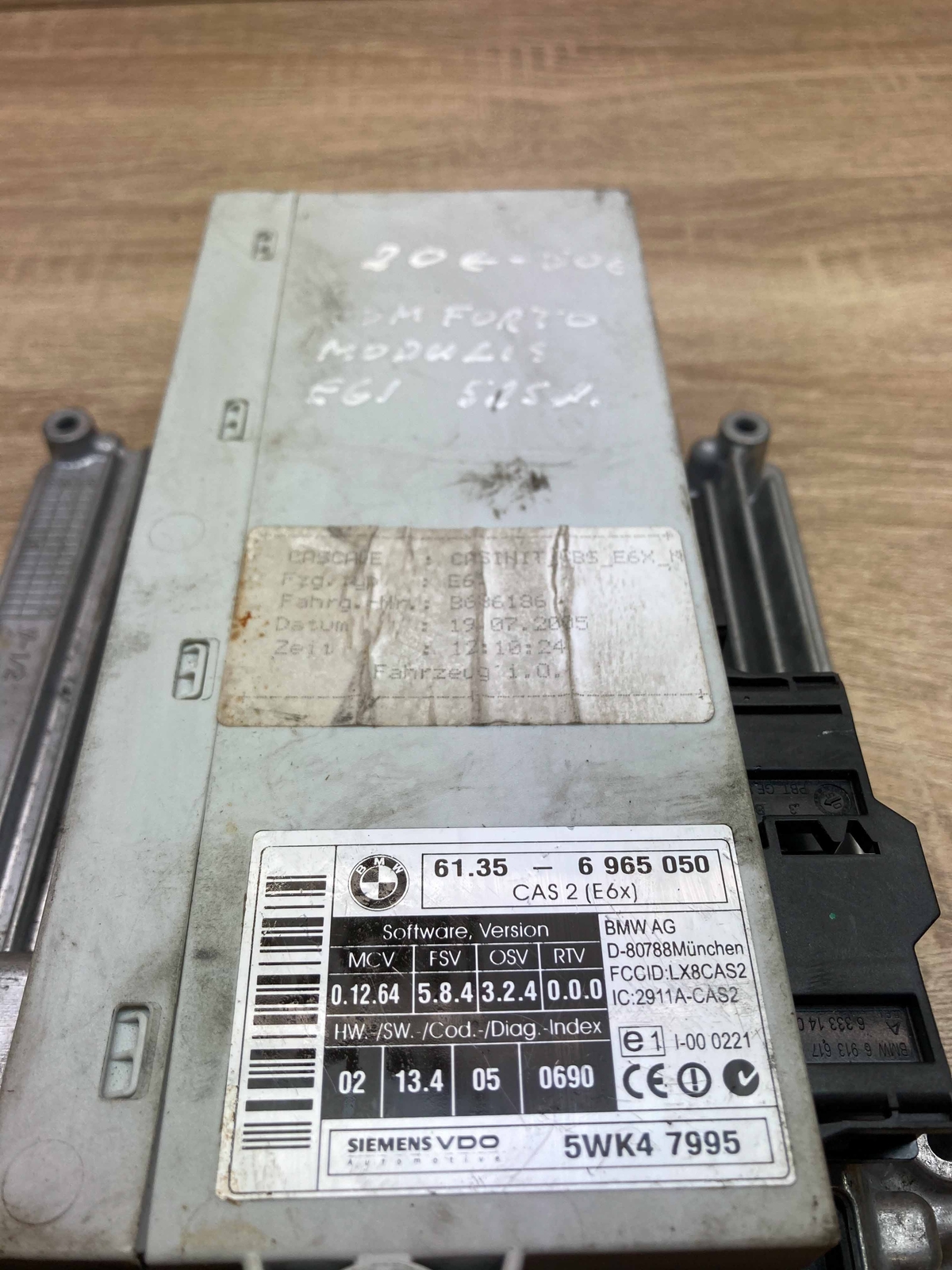 7798422 6965050 BMW 5 Series E60 E61 Motor ECU Engine Steuerger t  