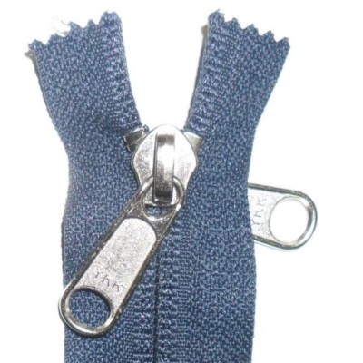 YKK Zip, Blu Elettrico, Grosso Plastica Denti, Aperto End - Foto 3