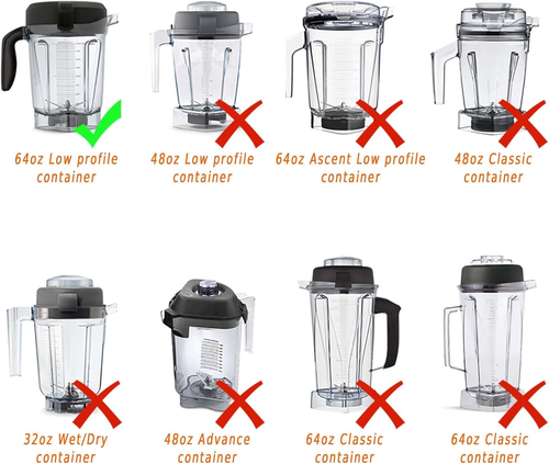 Blade Assembly for Vitamix Blenders 64Oz Low Profile Container, Replace Professi - Picture 2 of 7