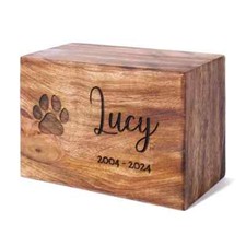 Pet Urn for Cat  Dog Ashes Memorial Keepsake for Pet Loss Sympathy Gift