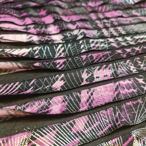 Black Ruffle Frill Fabric 58” Abstract Dress Craft Costume Material by Meter - Picture 3 of 5