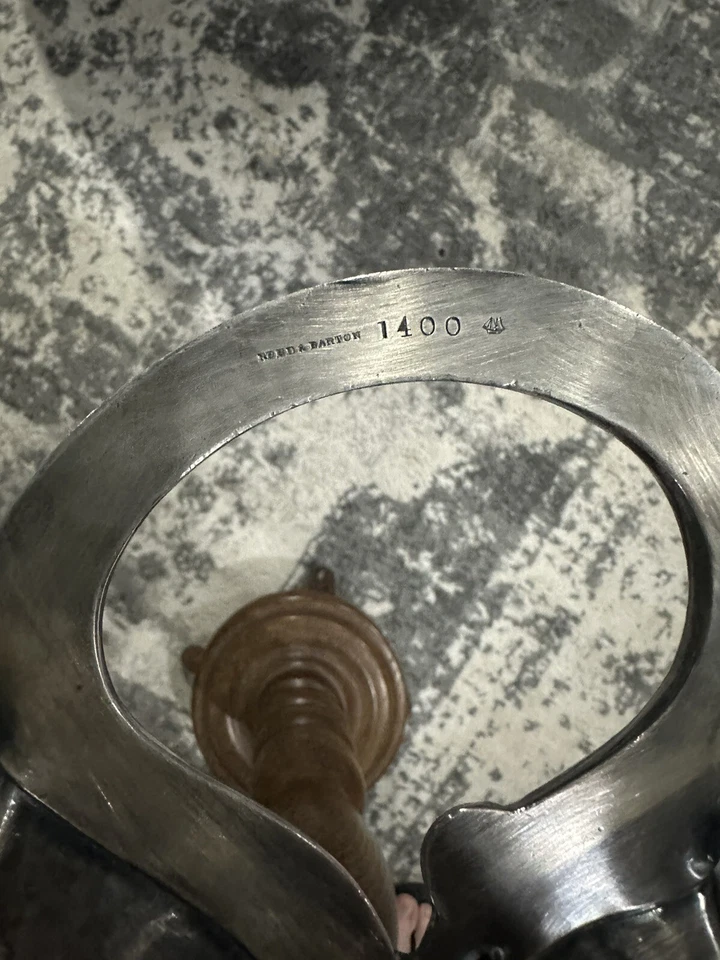 古董 Reed & Barton 1400 新艺术风格装饰百合垫叶 20 英寸充电器托盘 — 第 3/3 张图片