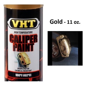 Caliper Paint High Temp Coat Spray Can Gold Brake Glossy