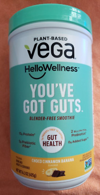 VEGA - YOU'VE GOT GUTS - Gut Health - Choco Cinnamon Banana  14.3 oz  Ex 5/2027