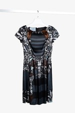 Prada SS/11 Baroque Cherub Striped Dress, Size XS