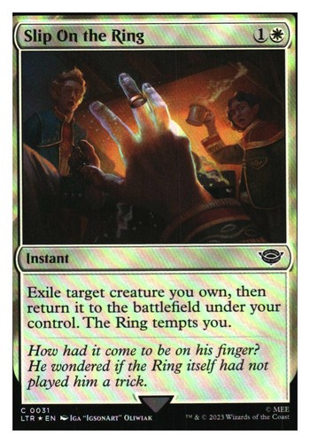 mtg the ring helper card Magic the Gathering: Lord of the Rings Tales of Middle-earth Scene Box  (Random) main image 0