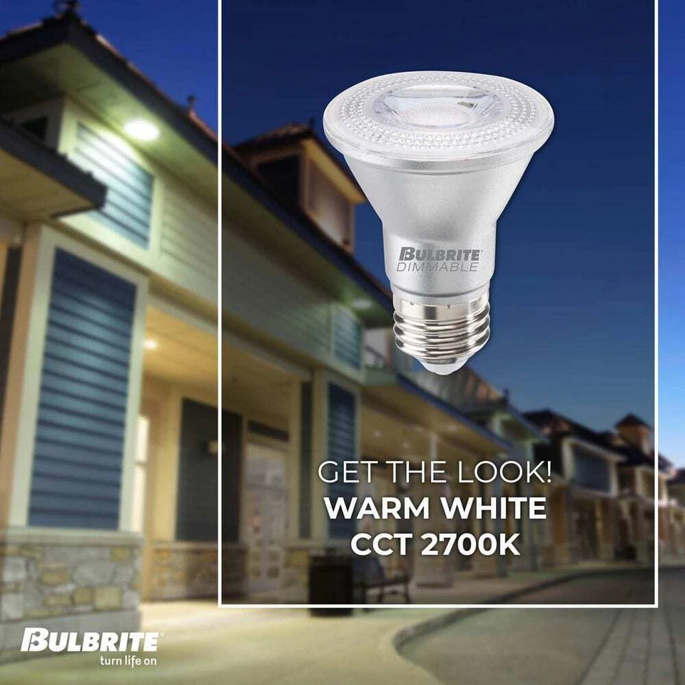 Bulbrite 50 Watt equivalent PAR20 with Medium Screw Base E26 Dimmable  5-Pack - Image 3 of 4