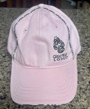 Great Wolf Lodge Pink With Zebra Paw Logo Trim Hat Noble Wear