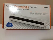  OPEN BOX Neat Receipts Mobile Document Scanner + Digital Filing System,