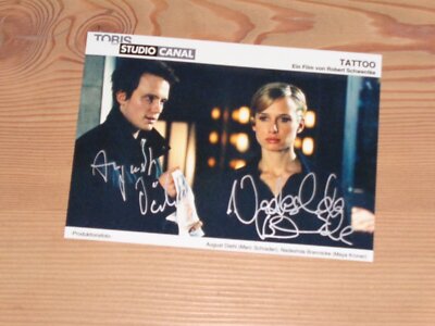 Tattoo AUGUST DIEHL & NADESHDA BRENNICKE Originalautogramme PRESSE-FOTO!