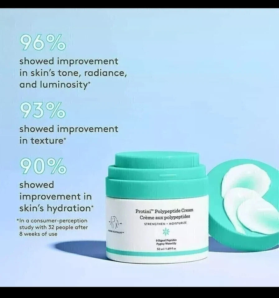 Drunk Elephant Protini 多肽面霜 Waterlily 50 毫升保湿皮肤 — 第 3/4 张图片