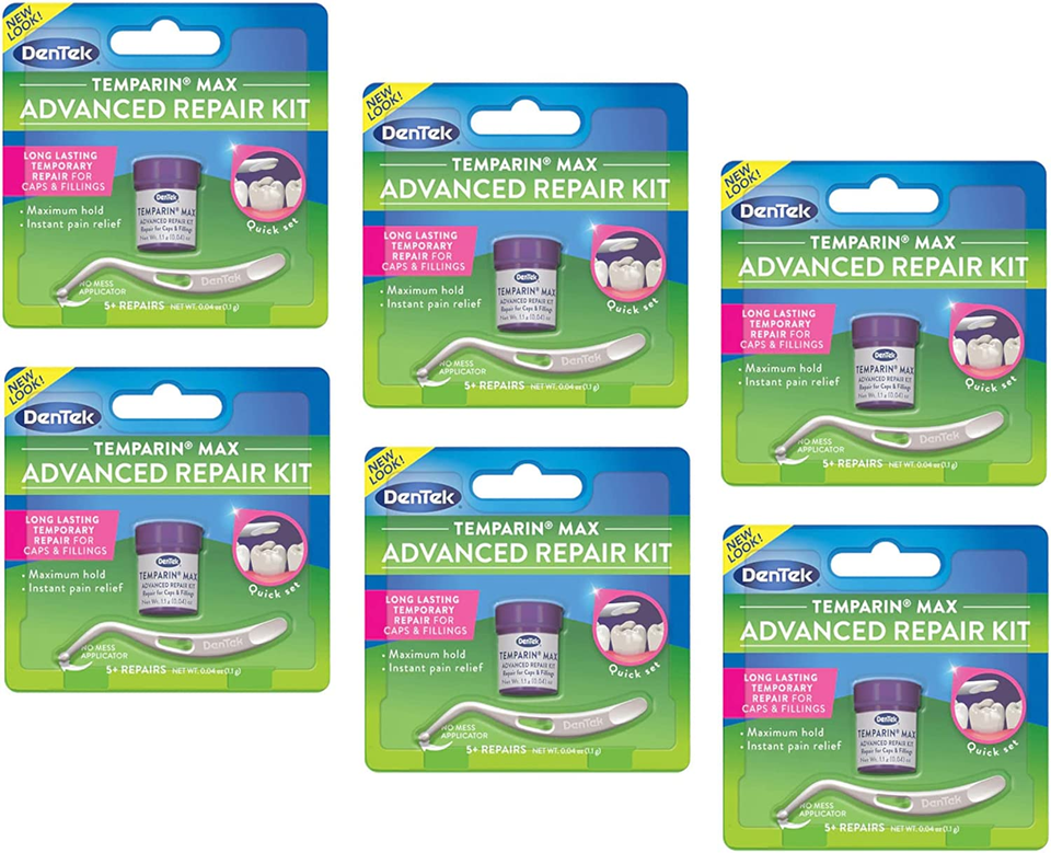 Temparin Max Lost Filling and Loose Cap Tooth Repair Kit .6Pack eBay