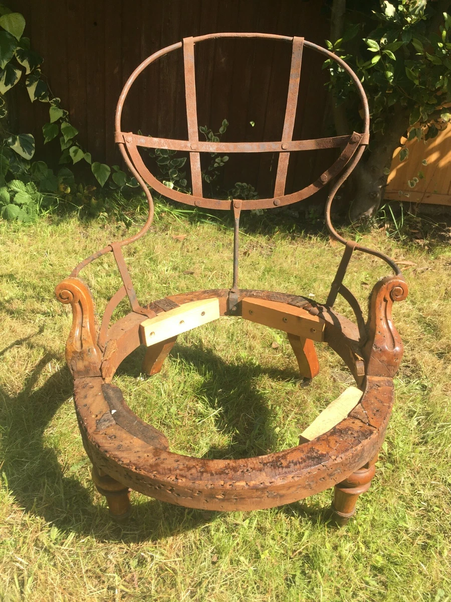 Iron back 2024 nursing chair