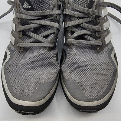 Adidas Ultra Boost Mens 8 Metallic Silver Black Chrome Shoes Future Human Adidas Ultra Boost Mens 8 Metallic Silver Black Chrome Shoes  main image 2