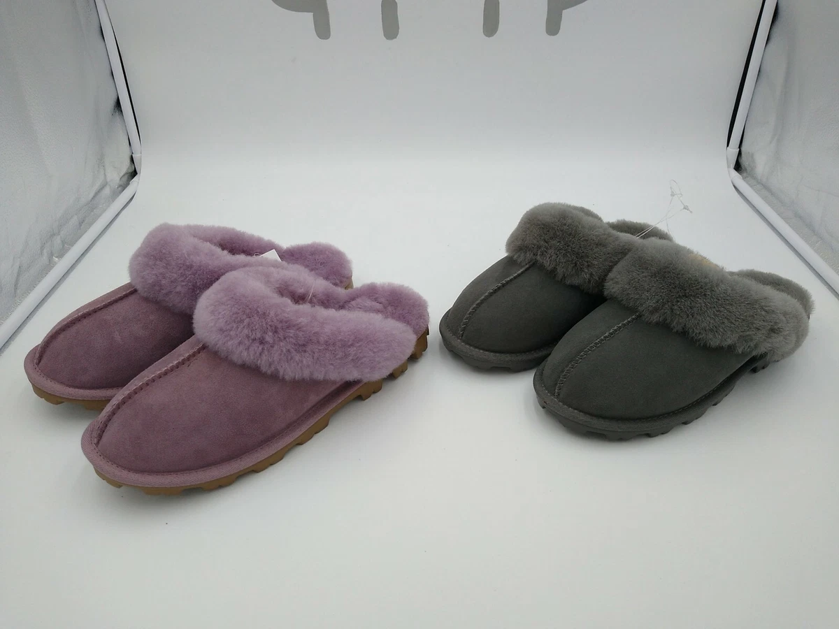 Shearling slippers womens cheap