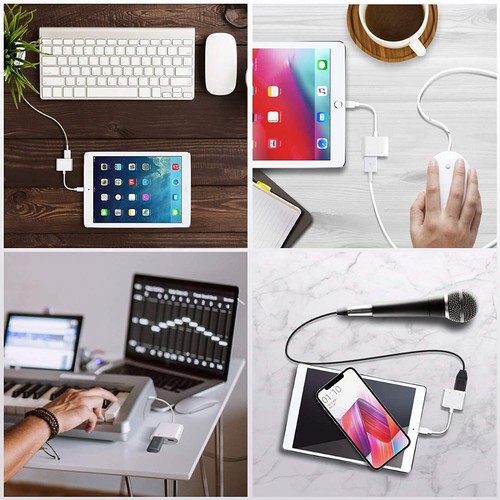 OTG USB Adapter For iPhone to Connect MIDI Keyboard,Electric Piano,Drum,Mixer - Picture 12 of 12