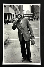 1986 Minneapolis St Patrick's Day Leprechaun Harmonica Man Vintage Press Photo