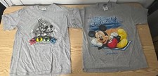 Two Vintage Kids Disney Shirts Size L