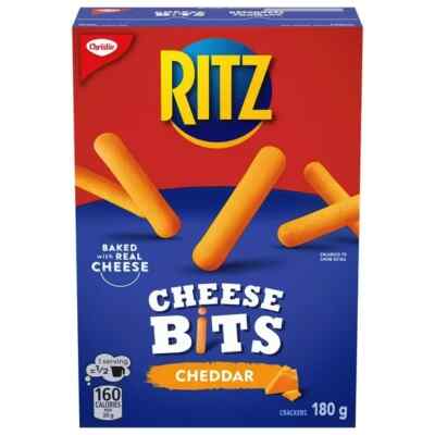 5 Boxes Of Christie Ritz Cheese Bits Crackers 180g Each
