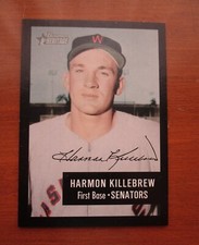 2003 BOWMAN HERITAGE   FACSIMILIE SIGNATURE   HARMOND KILLEBREW  # 178  SENATORS