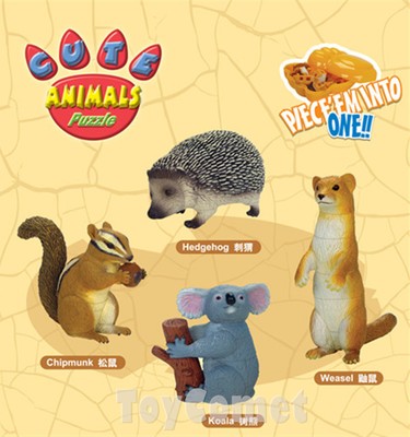 4d puzzles animals