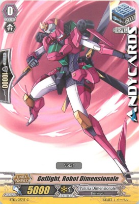 4x Goflight, Dimensionsroboter   Common C   BT13 IT077   CFV Vanguard