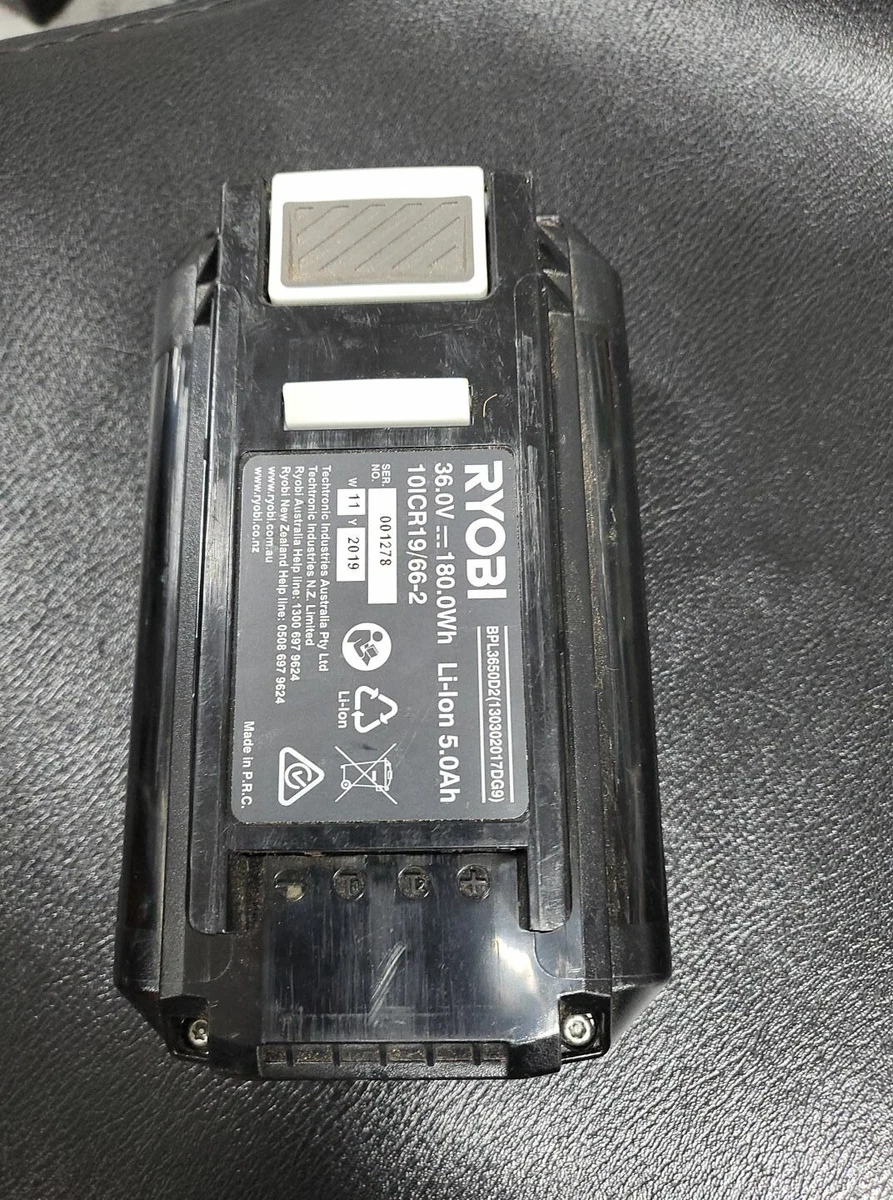 GENUINE Ryobi 36V 5.0AH Lithium HITECH Battery BPL3650D2
