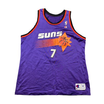 Vintage Kevin Johnson Phoenix Suns Champion NBA Rare Jersey Adult