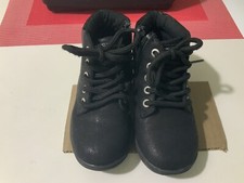 Boys Youth Shoe SZ 10 Kids Nautica Black Boots