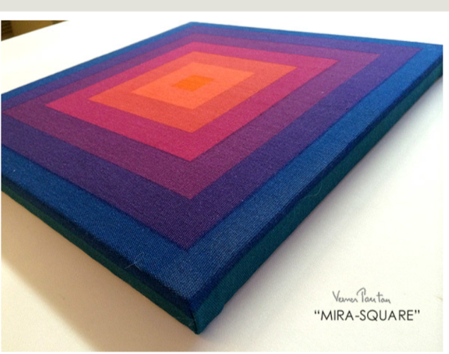 貴重なグリーングラデMIRA-SQUAREオリジナル当時物Verner Panton 貴重なグリーングラデMIRA-SQUAREオリジナル当時物Verner Panton