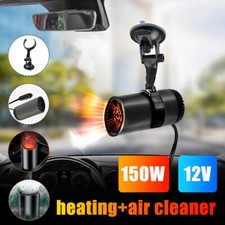 12V Car Auto Portable Electric Heater Cooling Fan Defroster Demister Air Purify