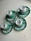 Vintage Syracuse Restaurant China Oak Leaf Oakleigh Demitasse Lot 4 Espresso WOW — photo 2