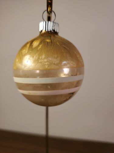 Vintage Shiny Brite Mix Brand Glass Christmas Ornaments Unsilvered WW2 2" Mica - Picture 14 of 22