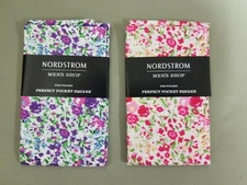New Nordstroms Mens Shop Pre-Folded Perfect Pocket Square. 2 colors to choose.