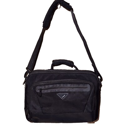 Targus Laptop Bag Black 15.6'' Classic Slim Briefcase Messenger Bag Crossbody