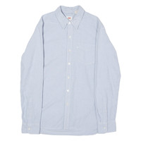LEVI'S Mens Shirt Blue Pinstripe Long Sleeve S