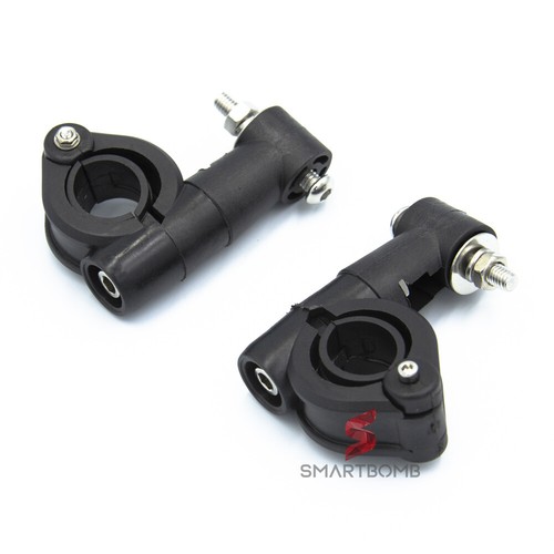 2 Halter Halter Halter Armlehnen Motorrad Fahrrad Motorräder 360 ABS Universal verstellbar - Bild 2 von 12