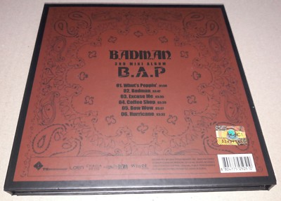 B.A.P BADMAN 直筆サイン入りCD B.A.P 3rd MINI ALBUM BADMAN K-POP REAL SIGNED AUTOGRAPHED CD