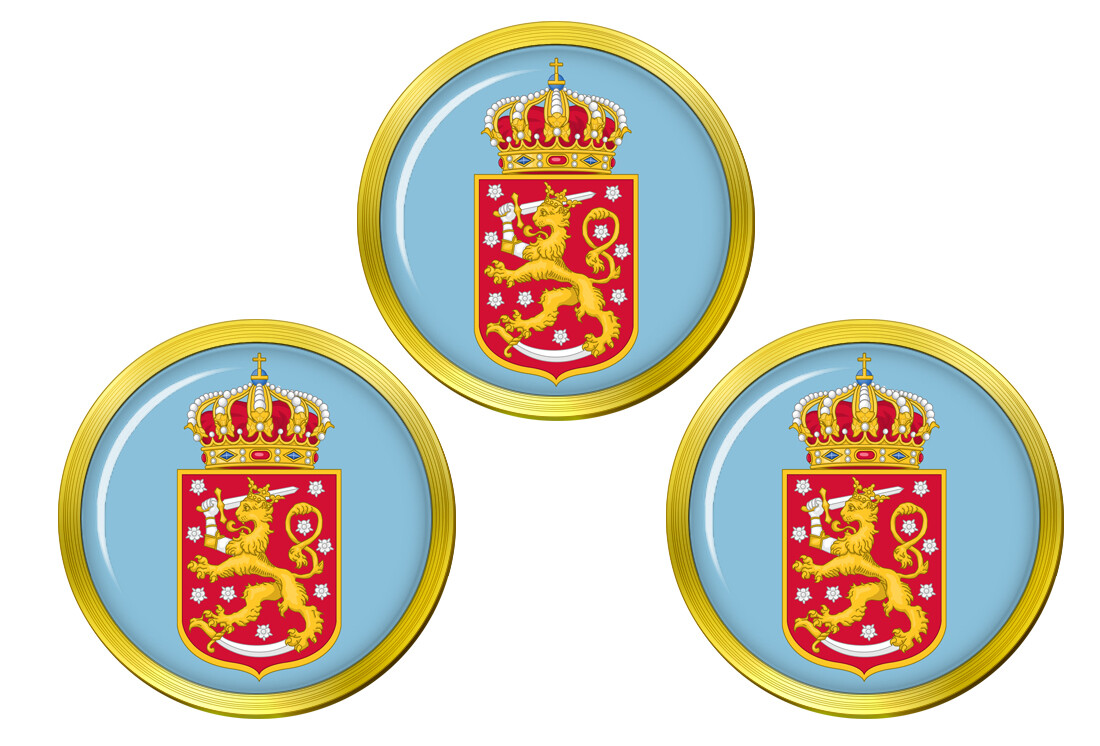 Finland Crest Golf Ball Markers