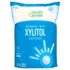 Health Garden Xylitol Sweetener,5 Lb 100 Sugar free Gluten free Net Weight 5 lb
