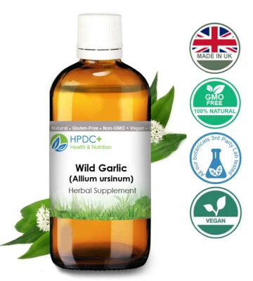 HPDC+ WILD / RAMSONS GARLIC (Allium ursinum) tincture / extract magnesium, heart,