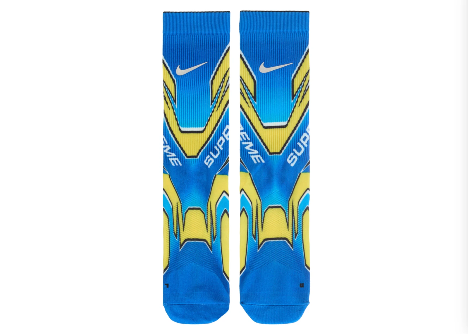 Chaussettes Supreme x Nike Spark Crew   Taille 4   Bleu   NEUVES